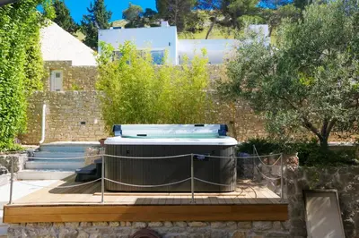 Tlocrt objekta Seaside family friendly house with a swimming pool Sparadici, Sibenik - 24200