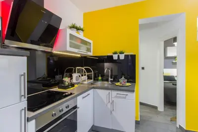 Kuhinja ili čajna kuhinja u objektu Apartments Slavica