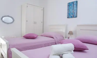 Krevet ili kreveti u jedinici u objektu Apartments Villa Laguna with pool