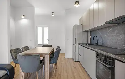 Kuhinja ili čajna kuhinja u objektu Awesome Apartment In Pirovac With House Sea View