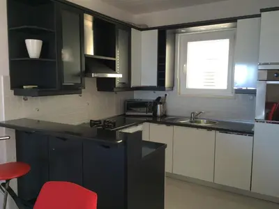 Kuhinja ili čajna kuhinja u objektu Apartments Angela