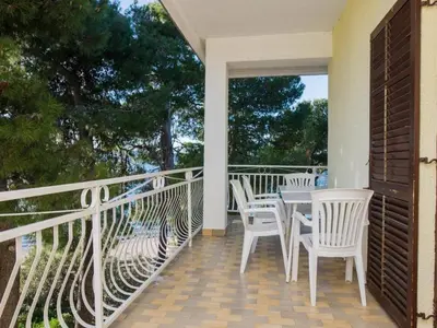 Balkon ili terasa u objektu Apartment in Šibenik by Sandy Beaches