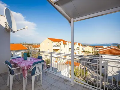 Balkon ili terasa u objektu Studio in Vodice near Blue Beach