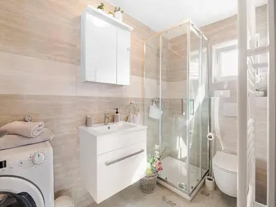 Kupaonica u objektu Apartment in Brodarica near Beach & Krka Park