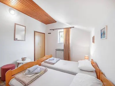 Krevet ili kreveti u jedinici u objektu Apartment in Brodarica near Beach