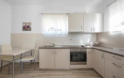 Kuhinja ili čajna kuhinja u objektu Gorgeous Apartment In Pirovac With Wifi