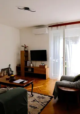 TV i/ili zabavni centar u objektu Apartman Baldenza