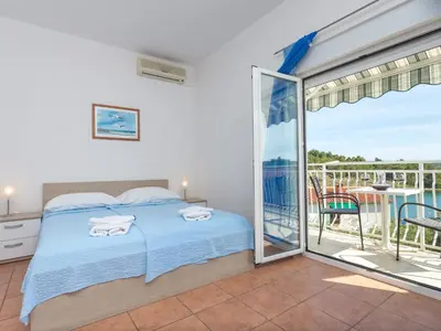 Krevet ili kreveti u jedinici u objektu Apartments Antea & Magdalena