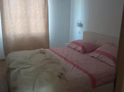 Krevet ili kreveti u jedinici u objektu Cozy Vodice Garden Apartments With Terrace and BBQ