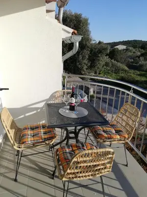 Balkon ili terasa u objektu Apartman Milin