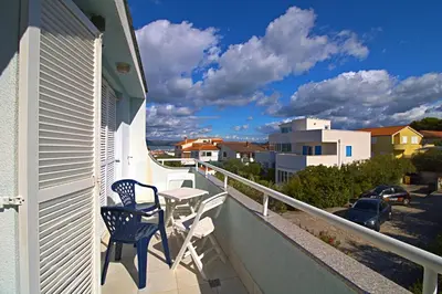 Balkon ili terasa u objektu Apartman Mir