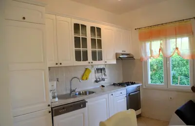 Kuhinja ili čajna kuhinja u objektu Apartments Villa Russo