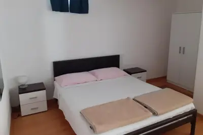 Krevet ili kreveti u jedinici u objektu Apartments with parking space Vodice - 21461