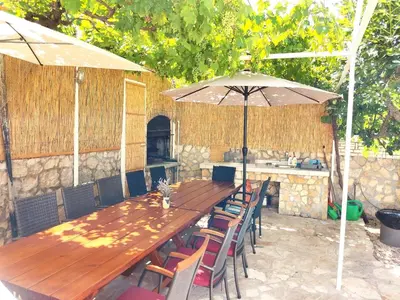 Popločani dio dvorišta ili vanjski dio objekta Seaside holiday house Sparadici, Sibenik - 24313