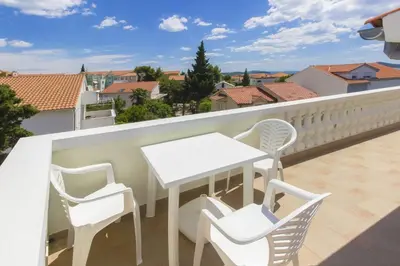 Balkon ili terasa u objektu Oaza Tribunj Sea View