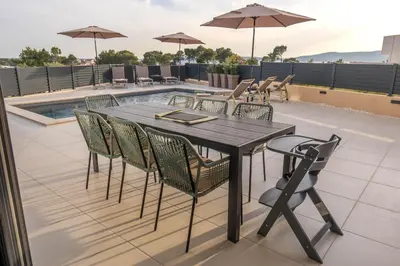 Balkon ili terasa u objektu Villa Kana