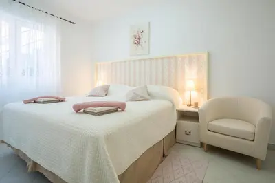 Krevet ili kreveti u jedinici u objektu Apartments Oleandar