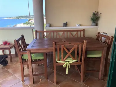 Balkon ili terasa u objektu Apartment Azure