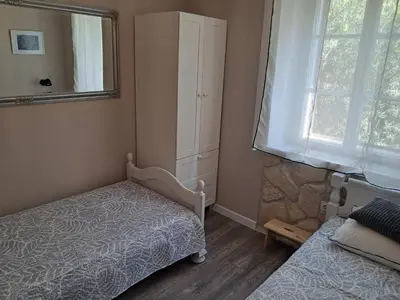 Krevet ili kreveti u jedinici u objektu 1918Apartman Šibenik centar,Poljana