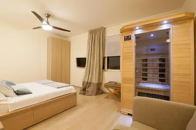 Krevet ili kreveti u jedinici u objektu Apartments with parking space Sibenik - 24136
