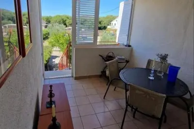 Tlocrt objekta Apartments with parking spaces Bilice, Krka - 24275