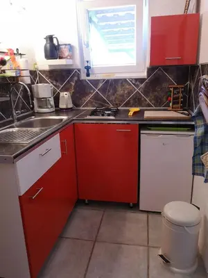 Kuhinja ili čajna kuhinja u objektu Drescher Apartments