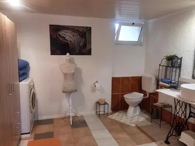 Kupaonica u objektu Drescher Apartments