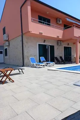 Bazen u objektu Family friendly house with a swimming pool Sibenik - 24444 ili u blizini