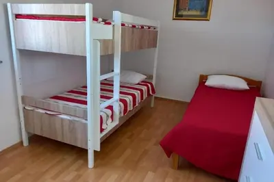 Krevet ili kreveti u jedinici u objektu Family friendly house with a swimming pool Sibenik - 24444