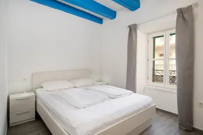 Krevet ili kreveti u jedinici u objektu Centar Vodice Apartmani