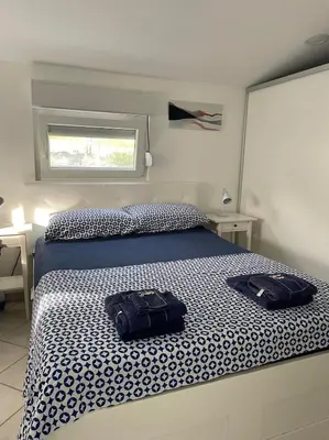 Krevet ili kreveti u jedinici u objektu Little Beachouse Prvic Island