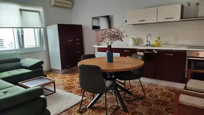 Kuhinja ili čajna kuhinja u objektu Apartment Seventh Continent