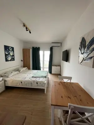 Krevet ili kreveti u jedinici u objektu Nada Seaside Apartments Pirovac