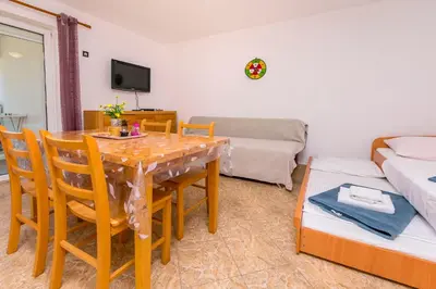 TV i/ili zabavni centar u objektu Apartments Poljak