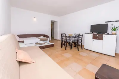 TV i/ili zabavni centar u objektu Apartments Poljak