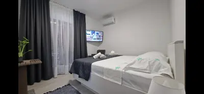 Krevet ili kreveti u jedinici u objektu Apartmani Deniza 2 guests