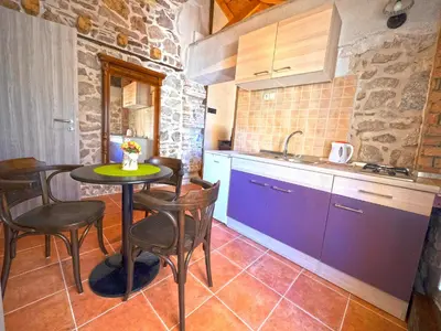 Kuhinja ili čajna kuhinja u objektu Guesthouse Merla