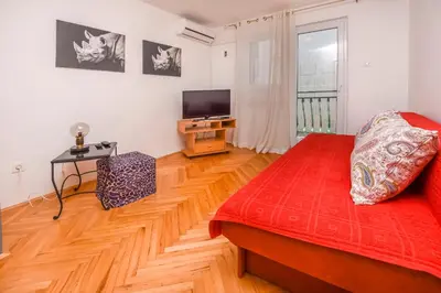 TV i/ili zabavni centar u objektu Apartments Olea