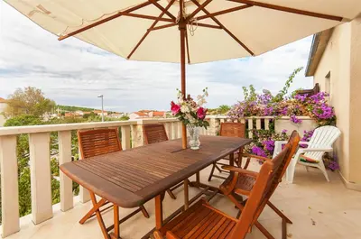 Balkon ili terasa u objektu Apartments Ljiljana