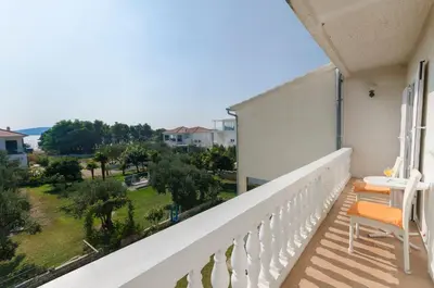 Balkon ili terasa u objektu Apartments and Rooms On the Beach