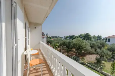 Balkon ili terasa u objektu Apartments and Rooms On the Beach