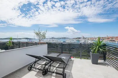 Balkon ili terasa u objektu Apartments and Rooms Mare