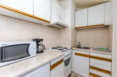 Kuhinja ili čajna kuhinja u objektu Apartments Manda