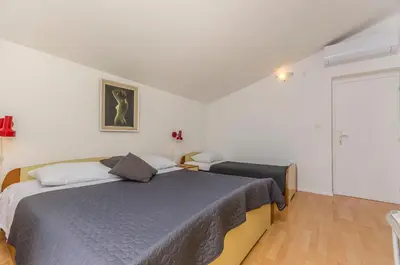Krevet ili kreveti u jedinici u objektu Apartments Manda