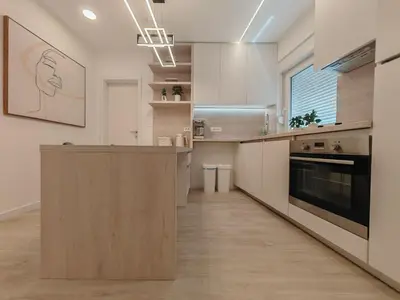 Kuhinja ili čajna kuhinja u objektu Apartments Mateo