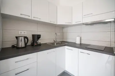 Kuhinja ili čajna kuhinja u objektu Apartments Blata