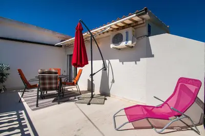 Balkon ili terasa u objektu Apartments Snjezana