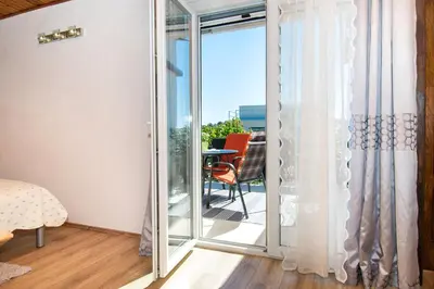 Balkon ili terasa u objektu Apartments Snjezana