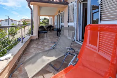 Balkon ili terasa u objektu Apartments Ema