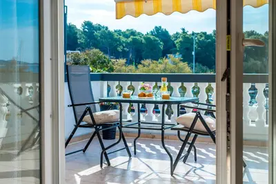 Balkon ili terasa u objektu Apartment and Rooms Dalmatiko